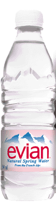 Evian Bottle